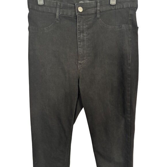 2/$30 ZARA Womens 10 Black Denim Skinny Jeans - Picture 8 of 15